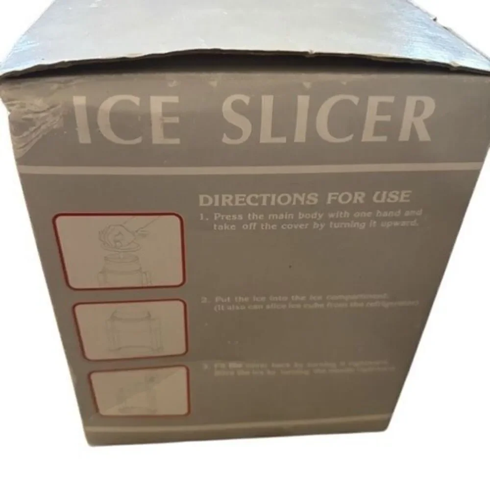 Crinox Hand Crank Ice Slicer Open Box